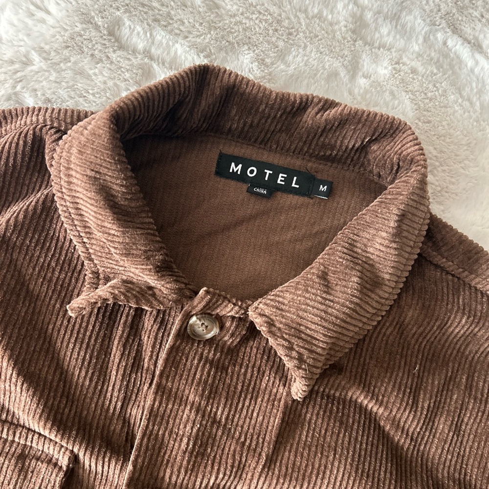 Motel Rocks Brown Corduroy Jacket - Picture 4 of 5